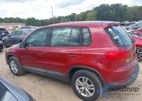 2014 Volkswagen Tiguan S from USA, damaged, VIN WVGAV3AX9EW023277